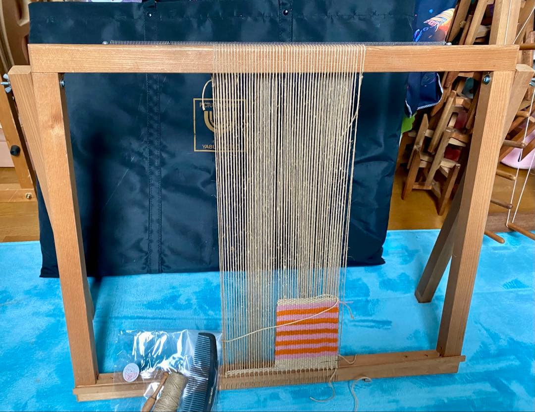 北欧絵織物 織り機 絵織り機 矢吹恵子