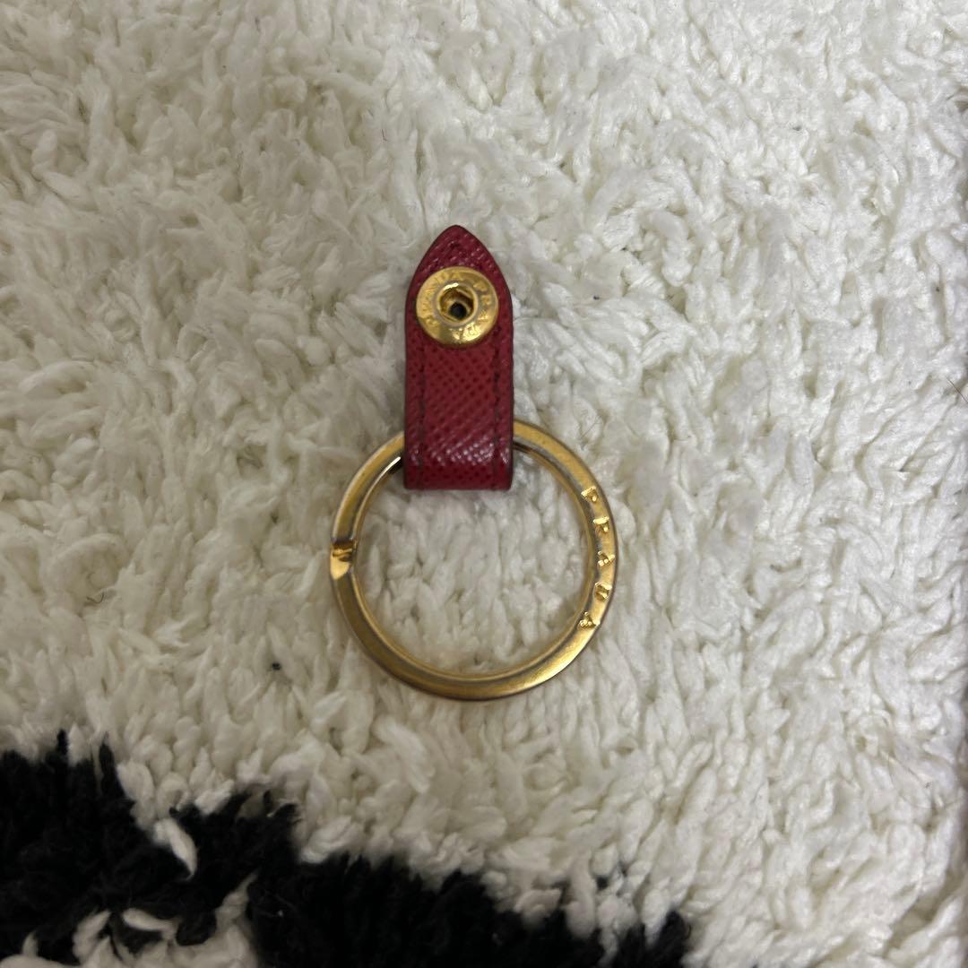 PRADA キーケース 4連 キーリング付き 取り外し可