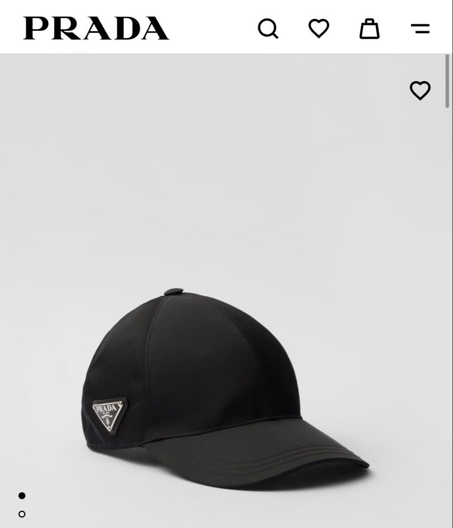 新品未使用 PRADA Re-Nylon ベースボールキャップ