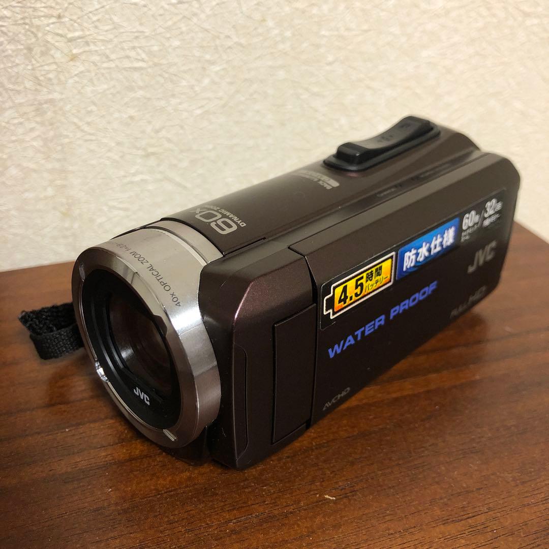 美品 JVC GZ-R70 ビデオカメラ 防水 32GB内蔵メモリー