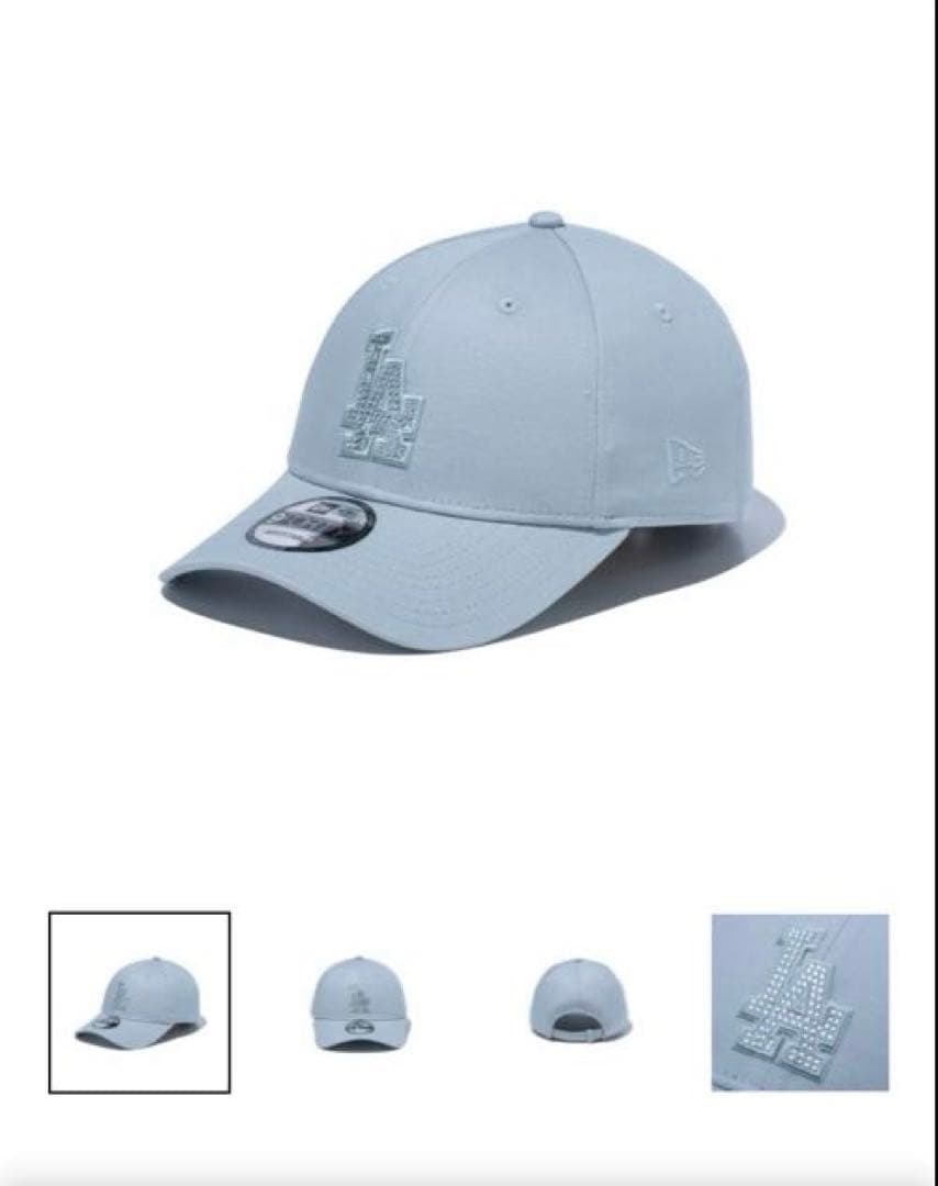 最終値下げニューエラ 9FORTY Rhinestone ラインストーン グレー