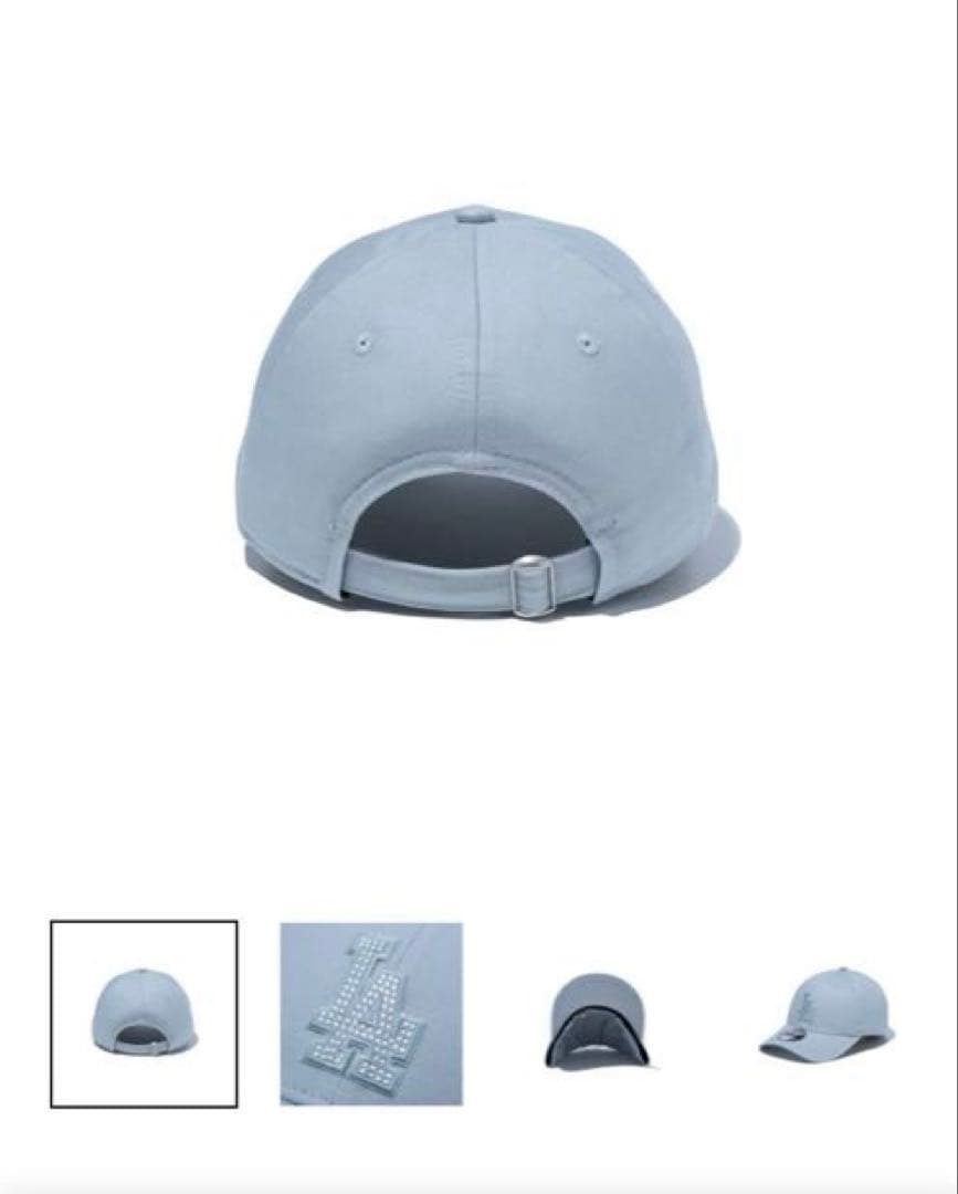 最終値下げニューエラ 9FORTY Rhinestone ラインストーン グレー