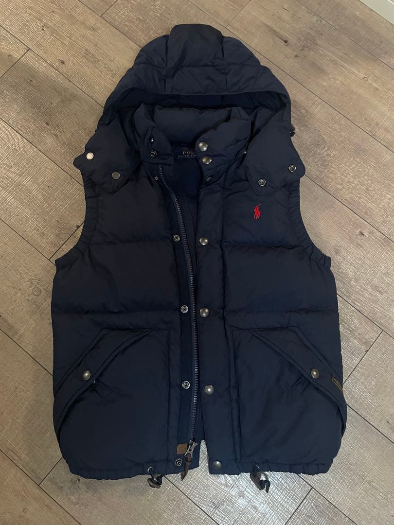 アメカジ☆ラルフローレン ダウンベスト
