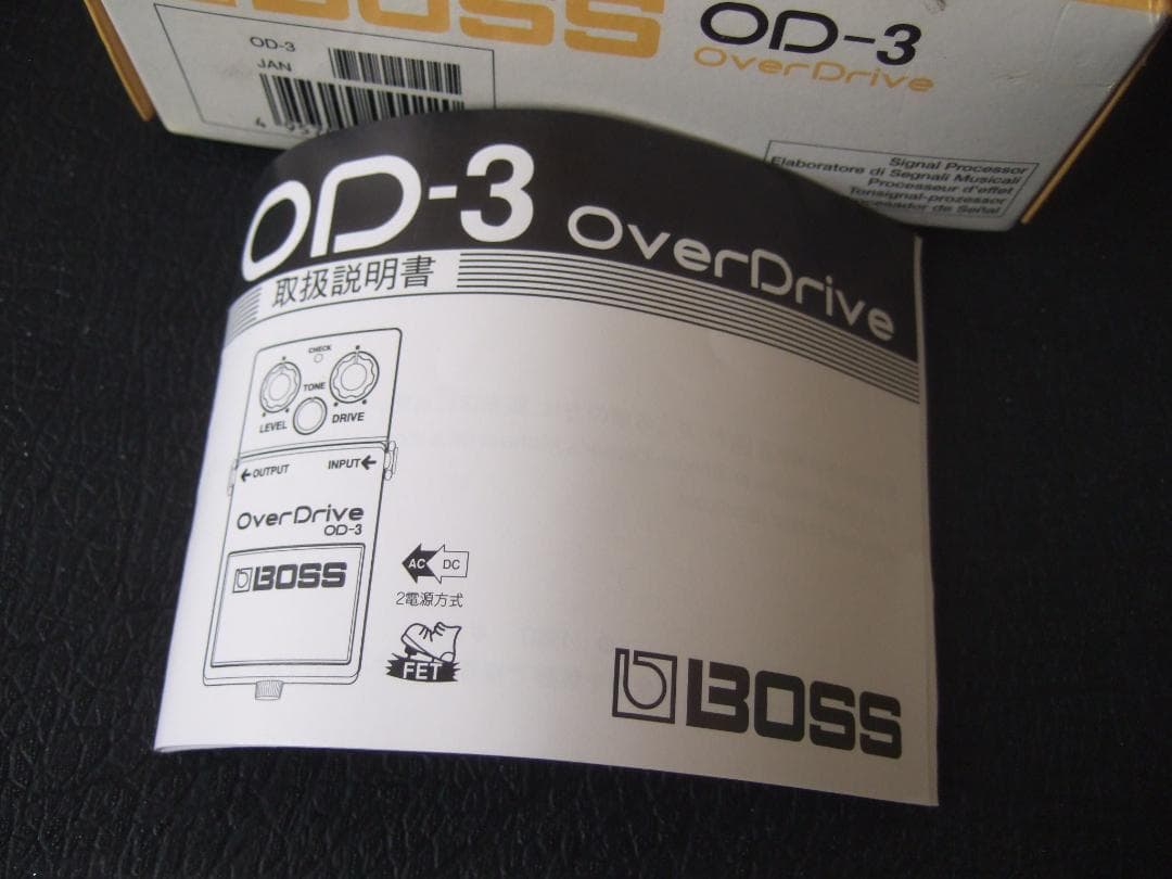 美品 初年度初月 ZKシリアル 超初期ロット BOSS OD-3 OD3