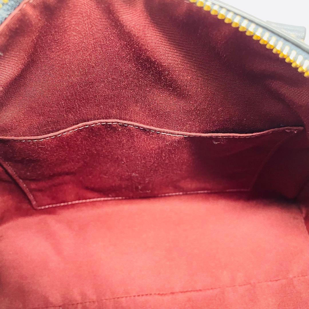 コーチ　ミニボストンバッグ　F39920 2WAY デニム　ネイビー　良品