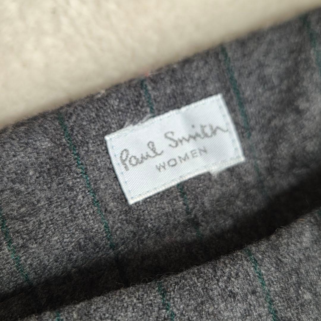 ポールスミスパンツスーツ　セットアップ　タック付きワイドパンツ