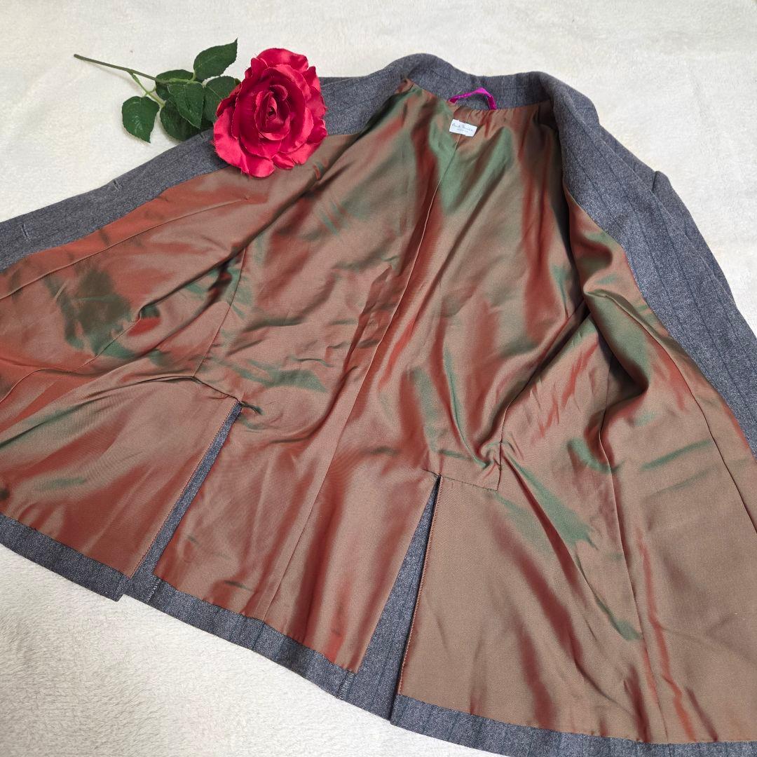 ポールスミスパンツスーツ　セットアップ　タック付きワイドパンツ