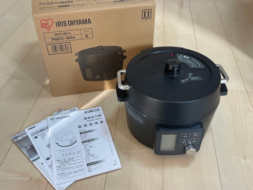 【一度のみ使用】IRIS OHYAMA 電気圧力鍋 PMPC-MA4