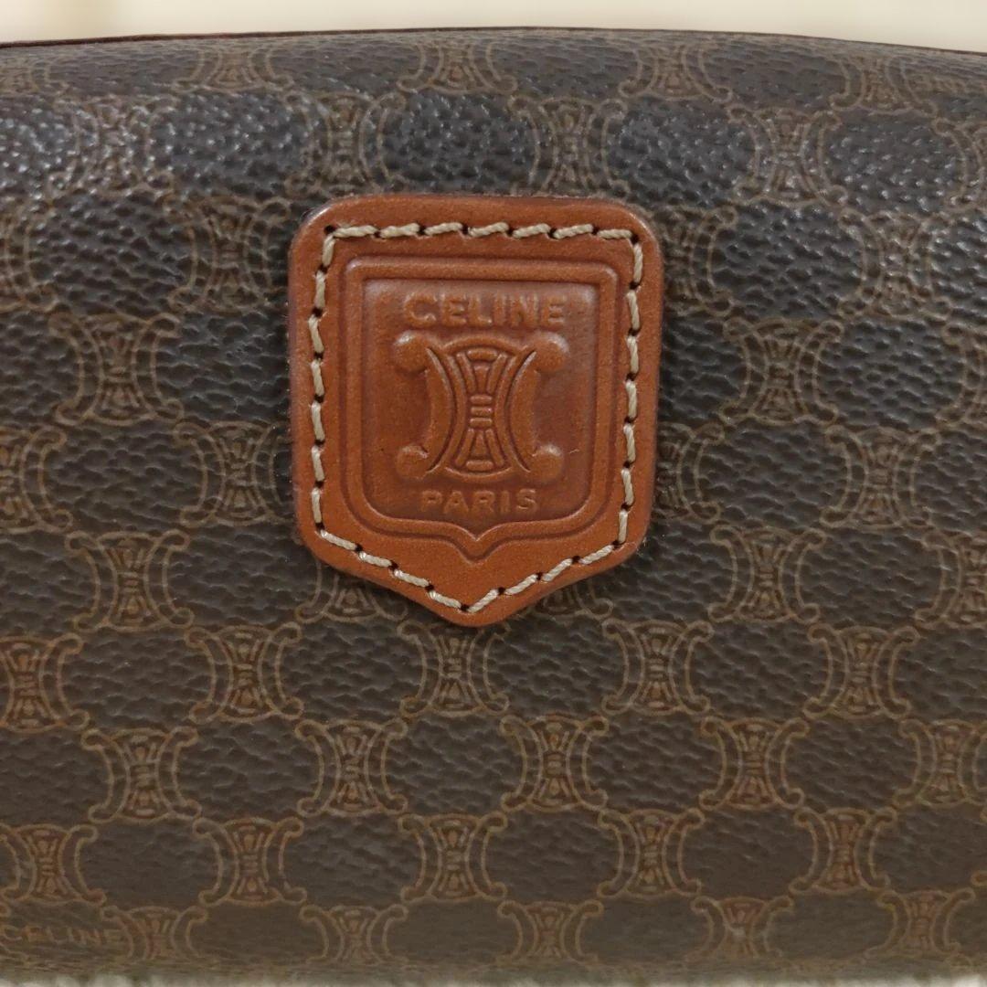 美品 CELINE セリーヌ マカダム柄 ポーチ