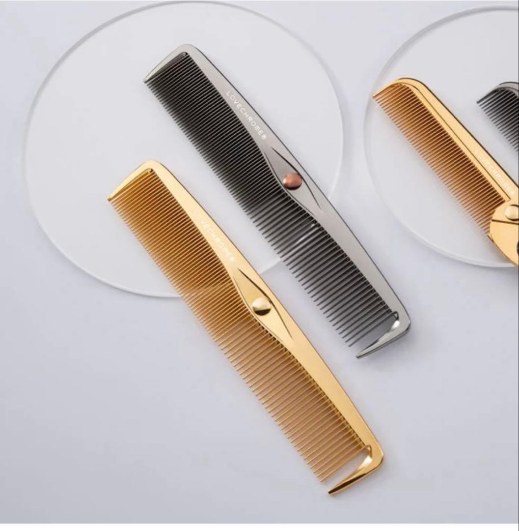 【新品未使用未開封】ラブクロム K24GPスタイリングコーム ゴールド