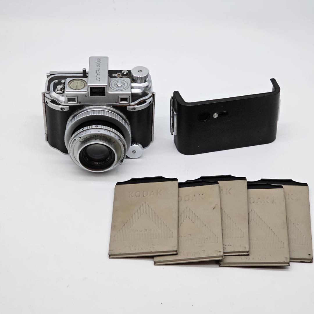 【レトロ】Kodak メダリスト ヴィンテージカメラ カートリッジ付