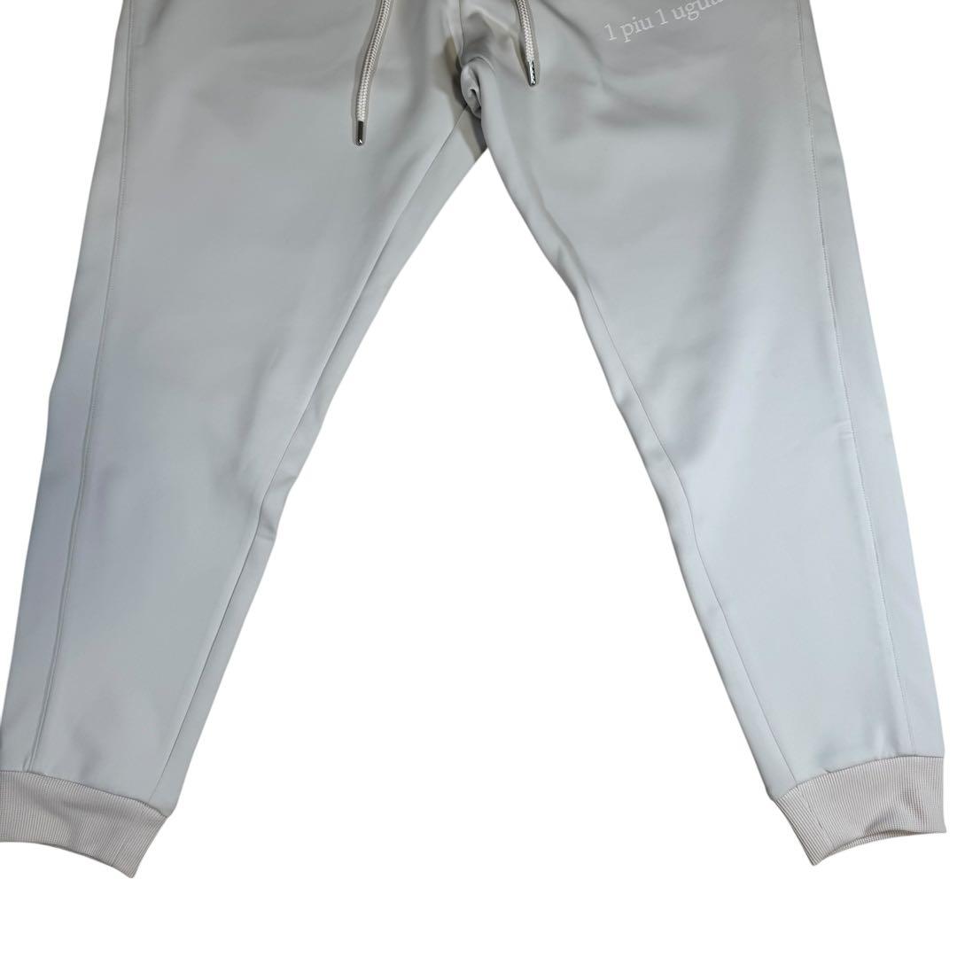 【美品】1piu1uguale3/バックロゴパーカー&リブパンツ/オフホワイト5