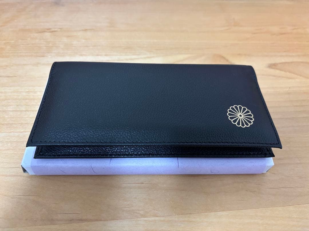 【新品未使用】皇居 長財布 箱付き ブラック