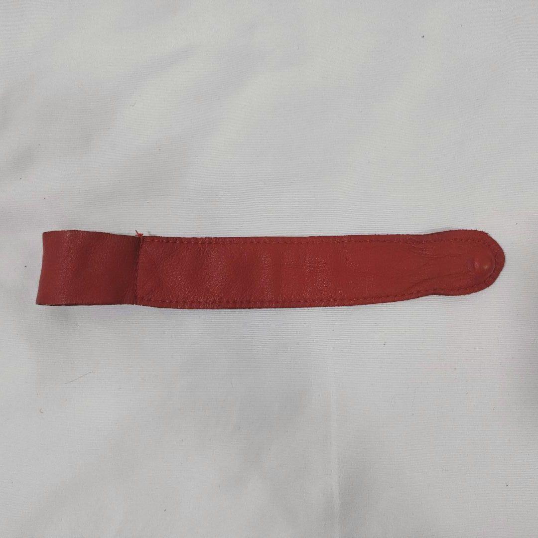 stokke トリップトラップ　木製ガード 革股ベルト　ベビーセット　レッド