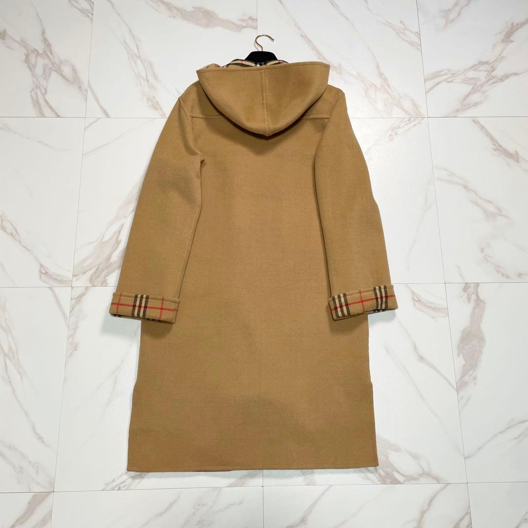 希少✨バーバリーズ ロングダッフルコート カシミヤ ダブルフェイス ノバチェック