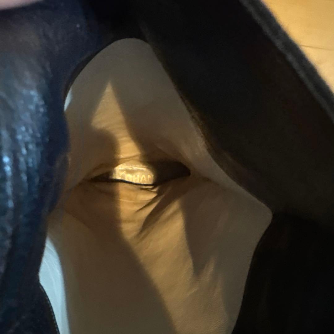 最終価格 CHANEL ブラック スエード ロングブーツ