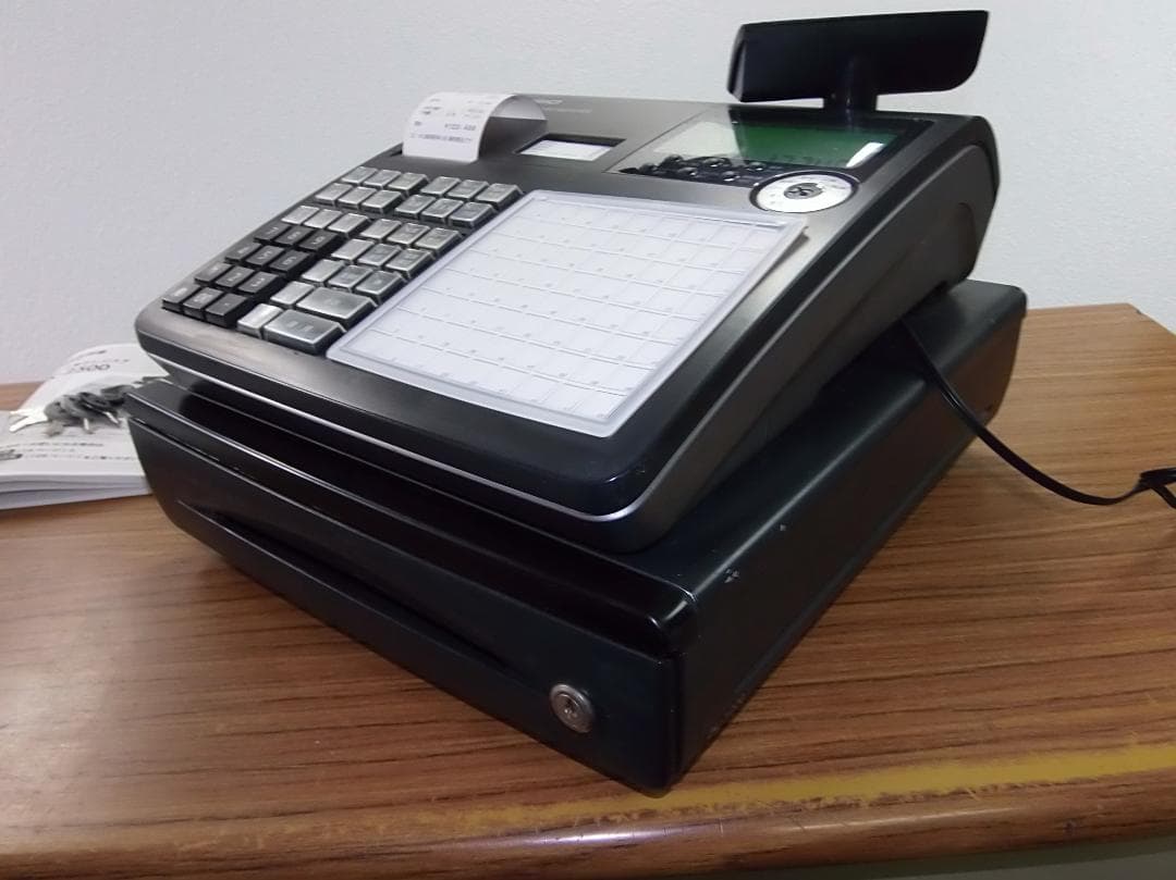 カシオ飲食店向72タッチ3面で可能TK-2500インボイスレジスター250428