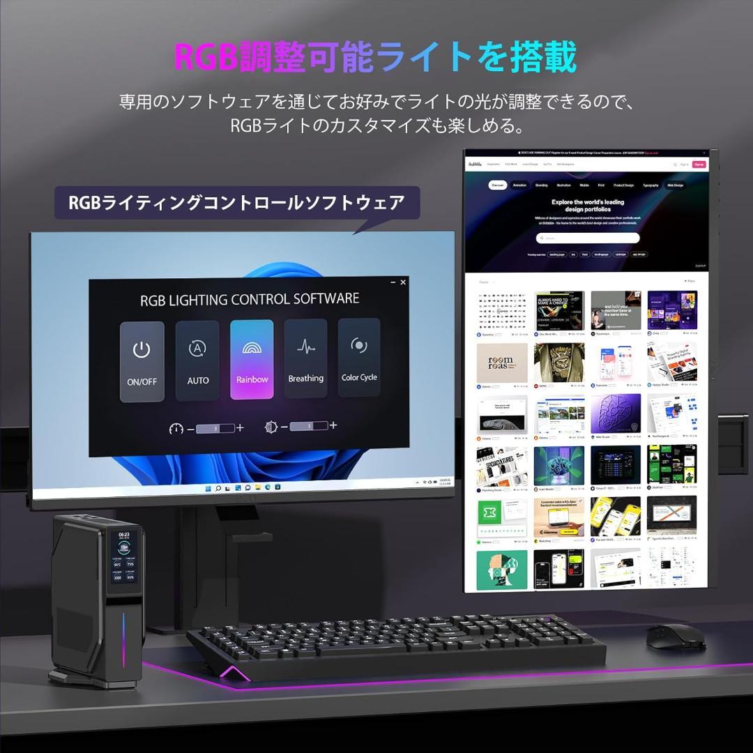 Acemagicミニpc 第12世代n97【N150より速い】8GB+256G