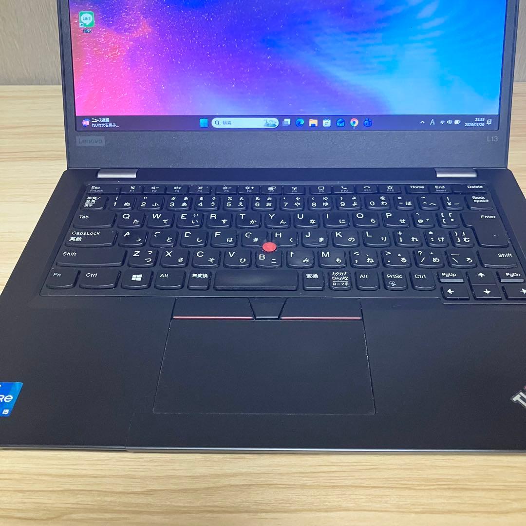 第11世代！Lenovo ThinkPad L13 Windows11 i5
