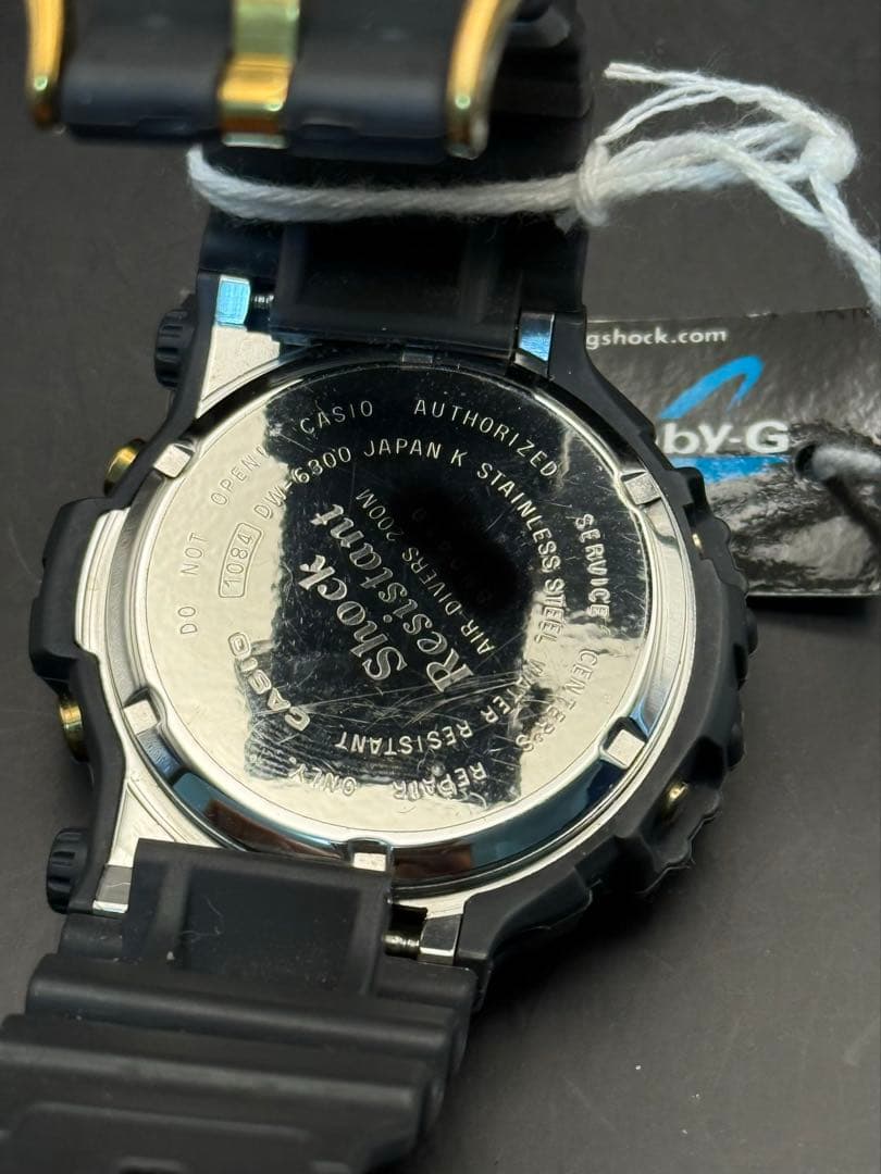 CASIO G-SHOCKフロッグマン DW6300 初代タグ箱説明書 未使用品