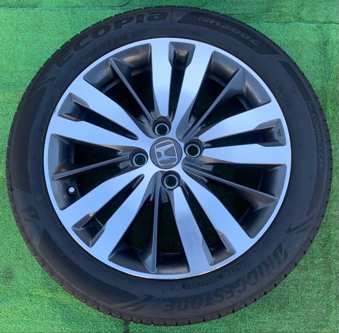 ホンダフィット 純正 16インチ& 185/55R16 BRIDGESTONE
