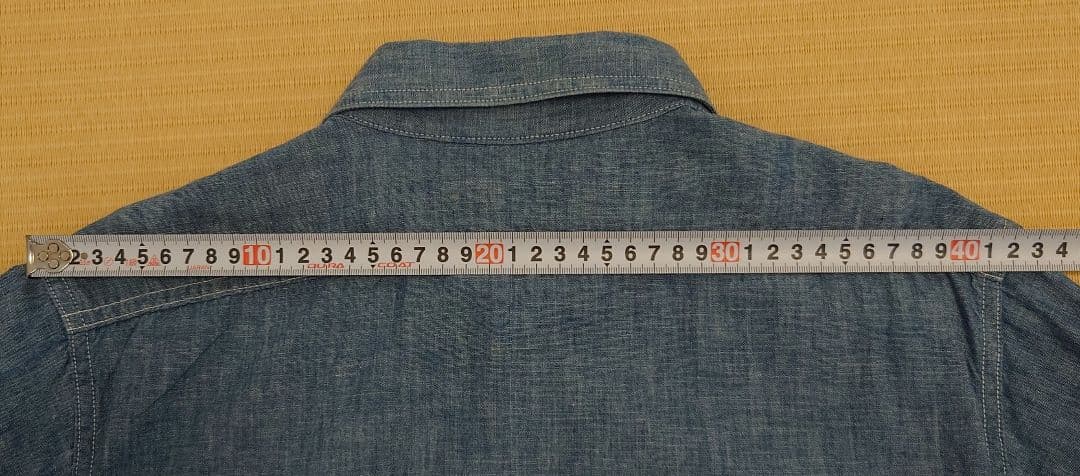 THE REAL McCOY'S 長袖シャンブレーシャツ