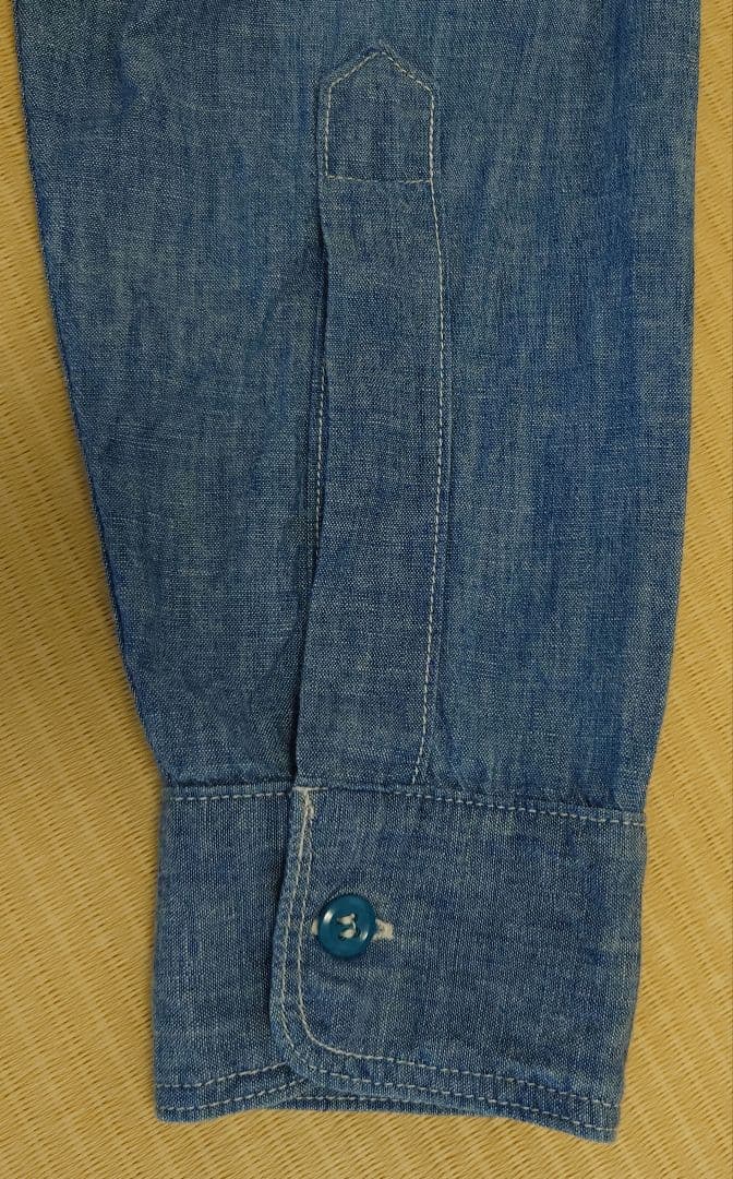 THE REAL McCOY'S 長袖シャンブレーシャツ