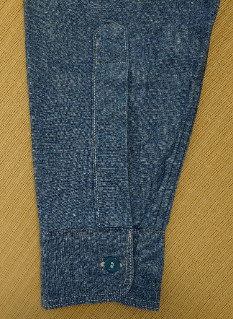 THE REAL McCOY'S 長袖シャンブレーシャツ