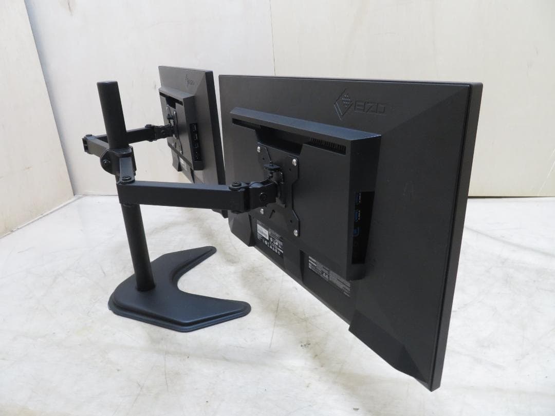 EIZO 23.8インチ FlexScan 液晶モニター 2台セット アーム付き