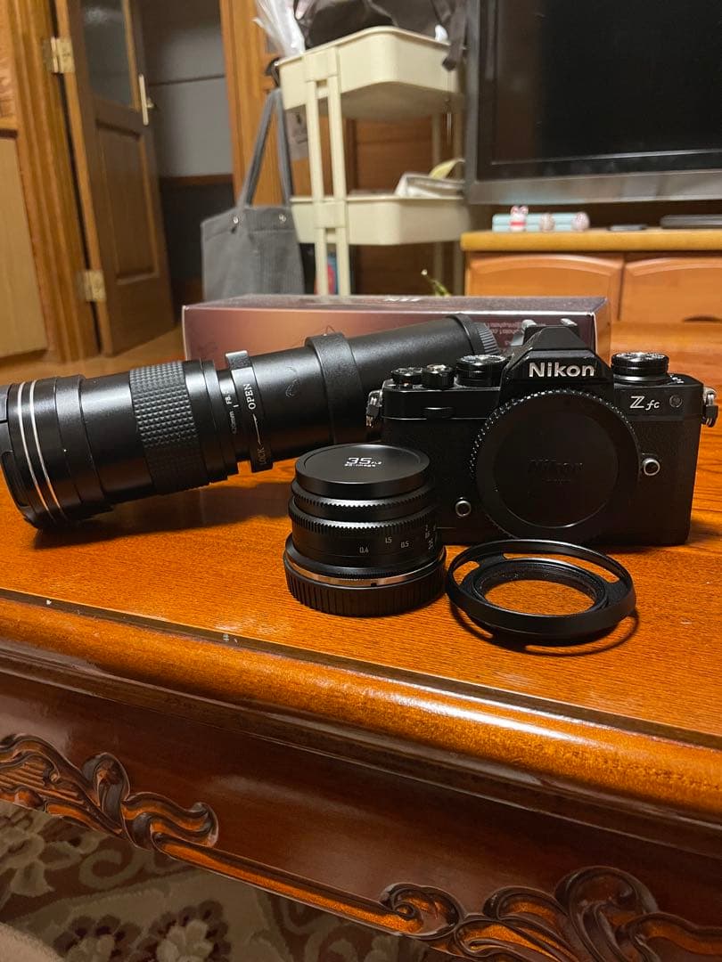 Nikon Zfc 美品　シャッター回数少　望遠レンズ　単焦点2個セット