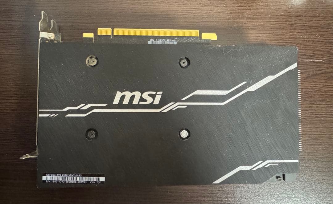 グラフィックボード・グラボ・ビデオカード MSI GeForce RTX 2070 VENTUS 8G