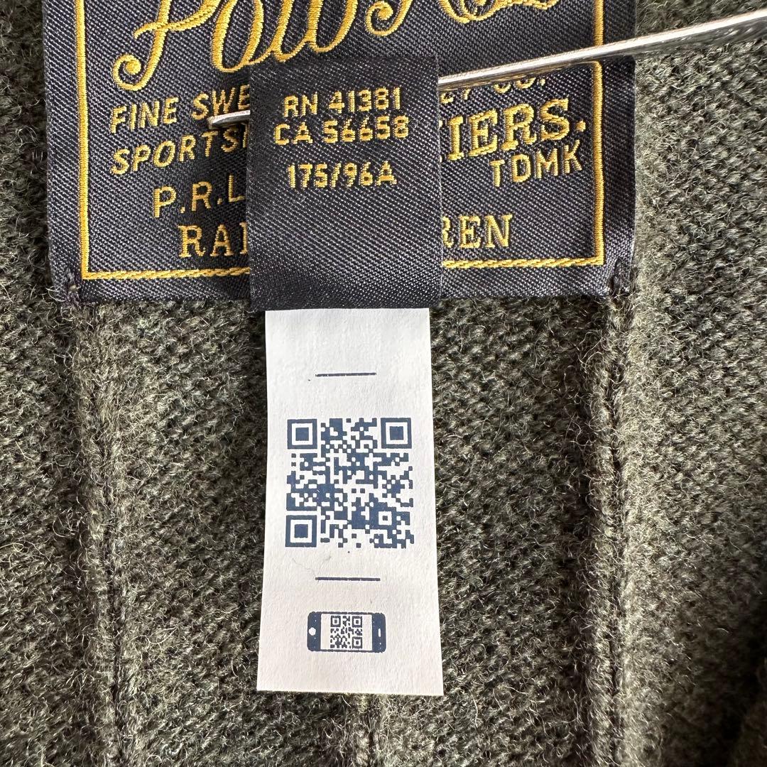 現行 美品✨ポロラルフローレン ウィンドーペーン ウール セーター ベスト QR