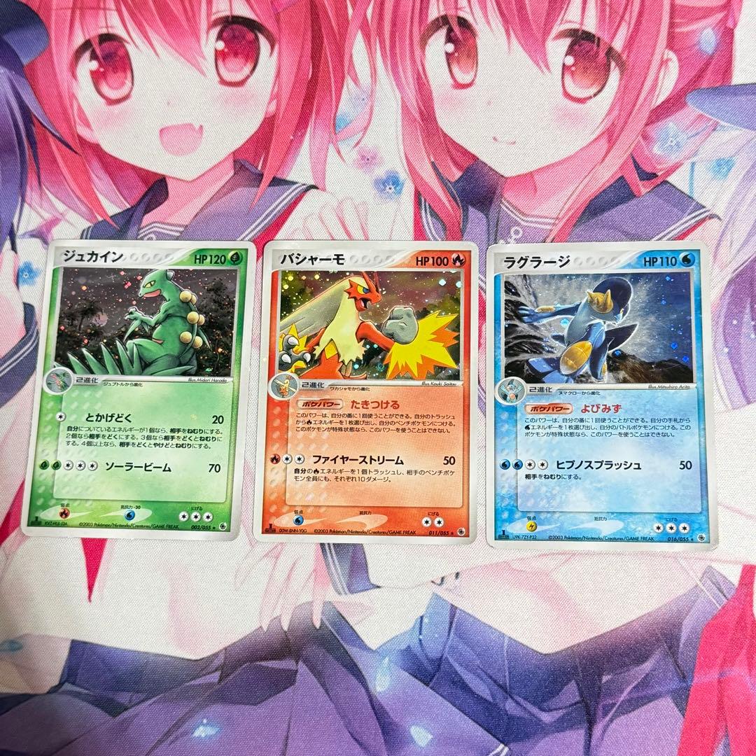 御三家 ジュカイン、バシャーモ、ラグラージ 第1弾拡張パック