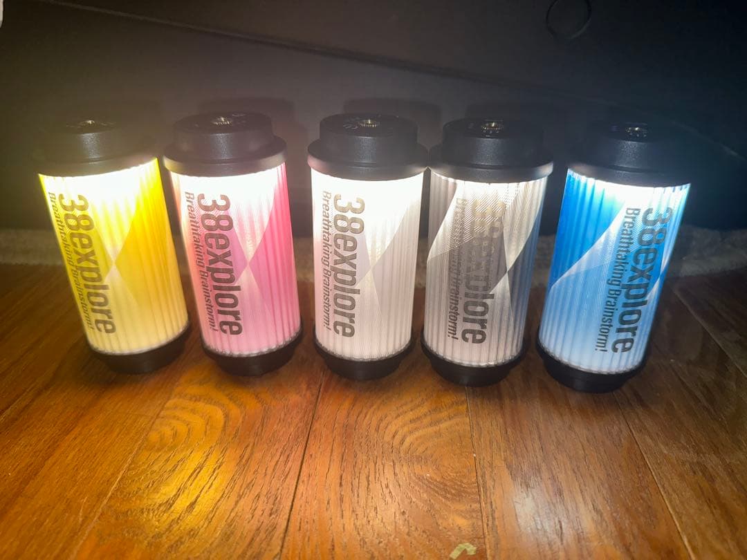 38explore 38灯　MIYABI キャンプ　　LEDランタン　5個セット