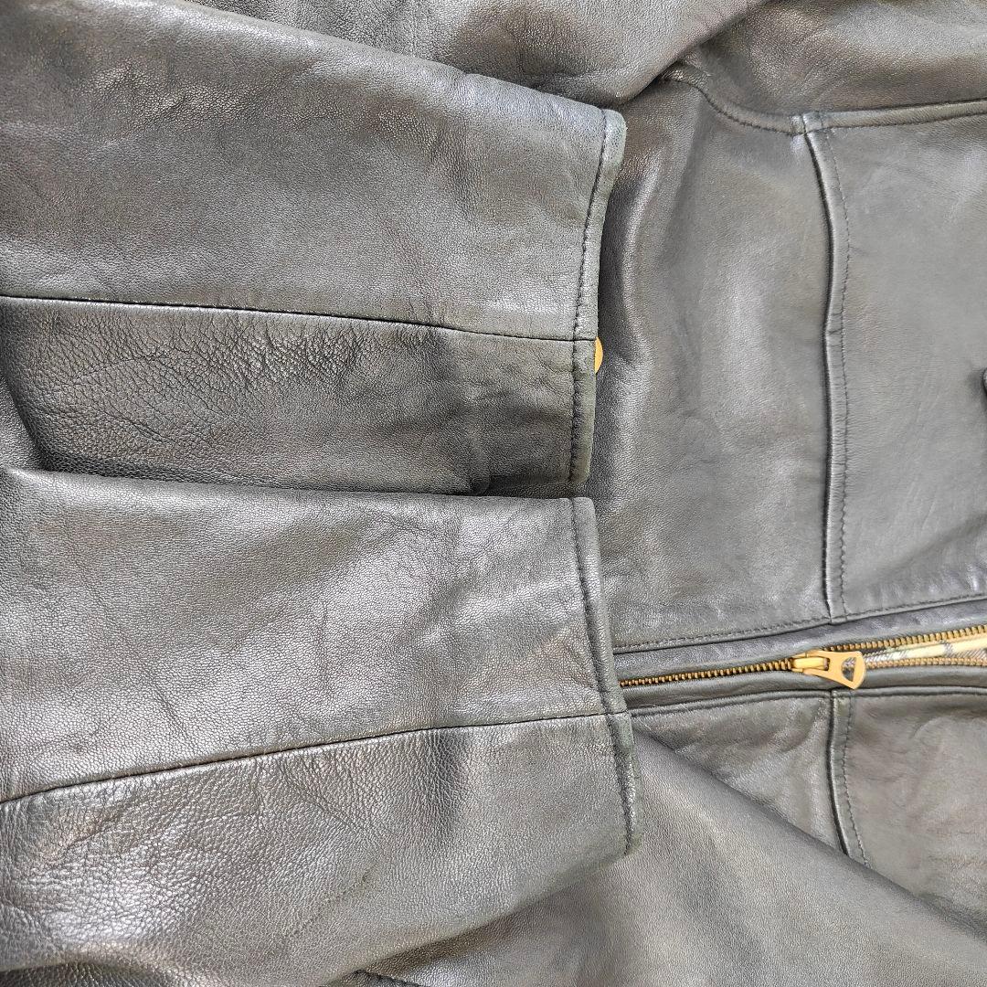 【極上ラムレザー】XL✨R.NEWBOLD シングルライダースジャケット 黒