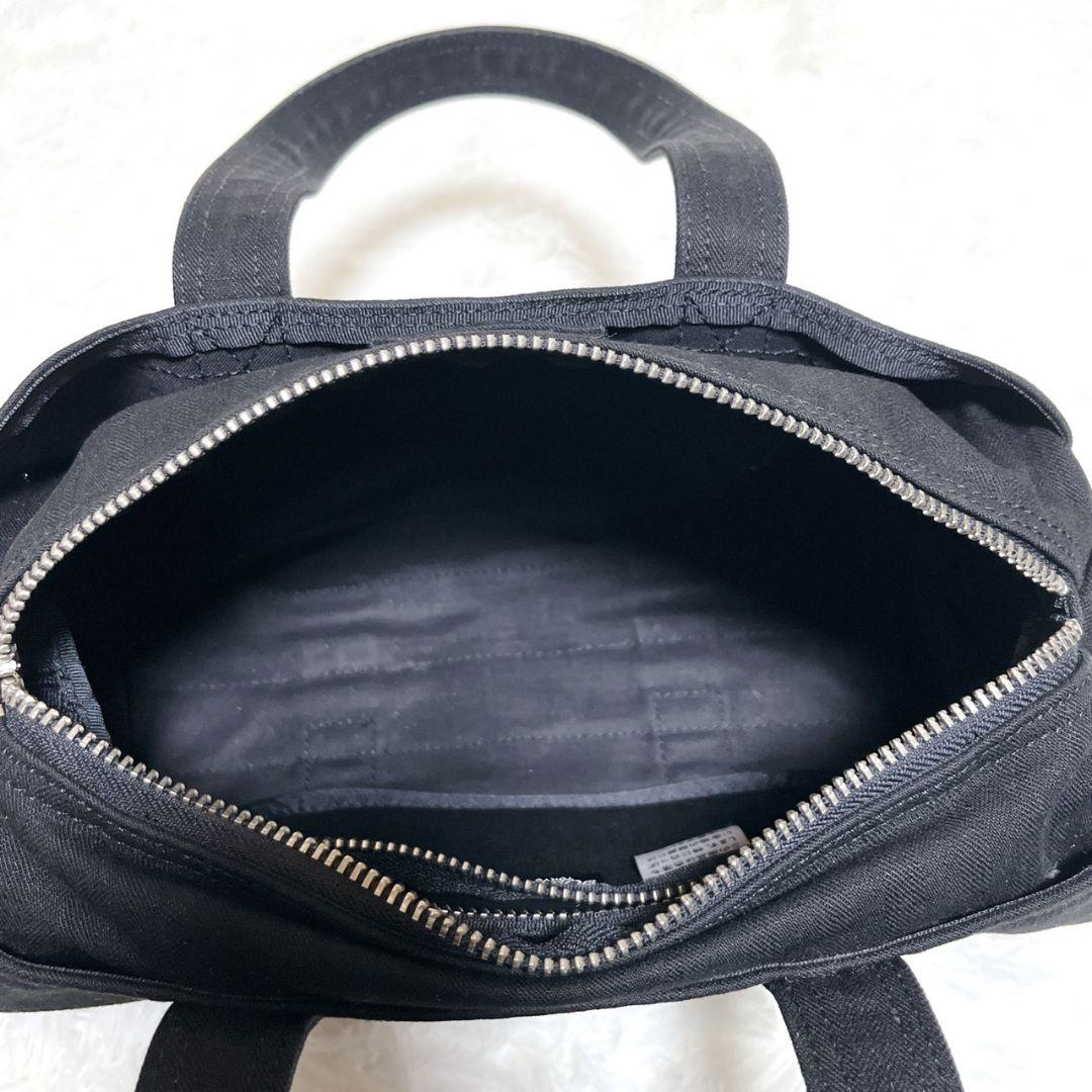 【極美品】ポーター タンゴブラック ボストンバッグ ドラムバッグ 黒 吉田カバン