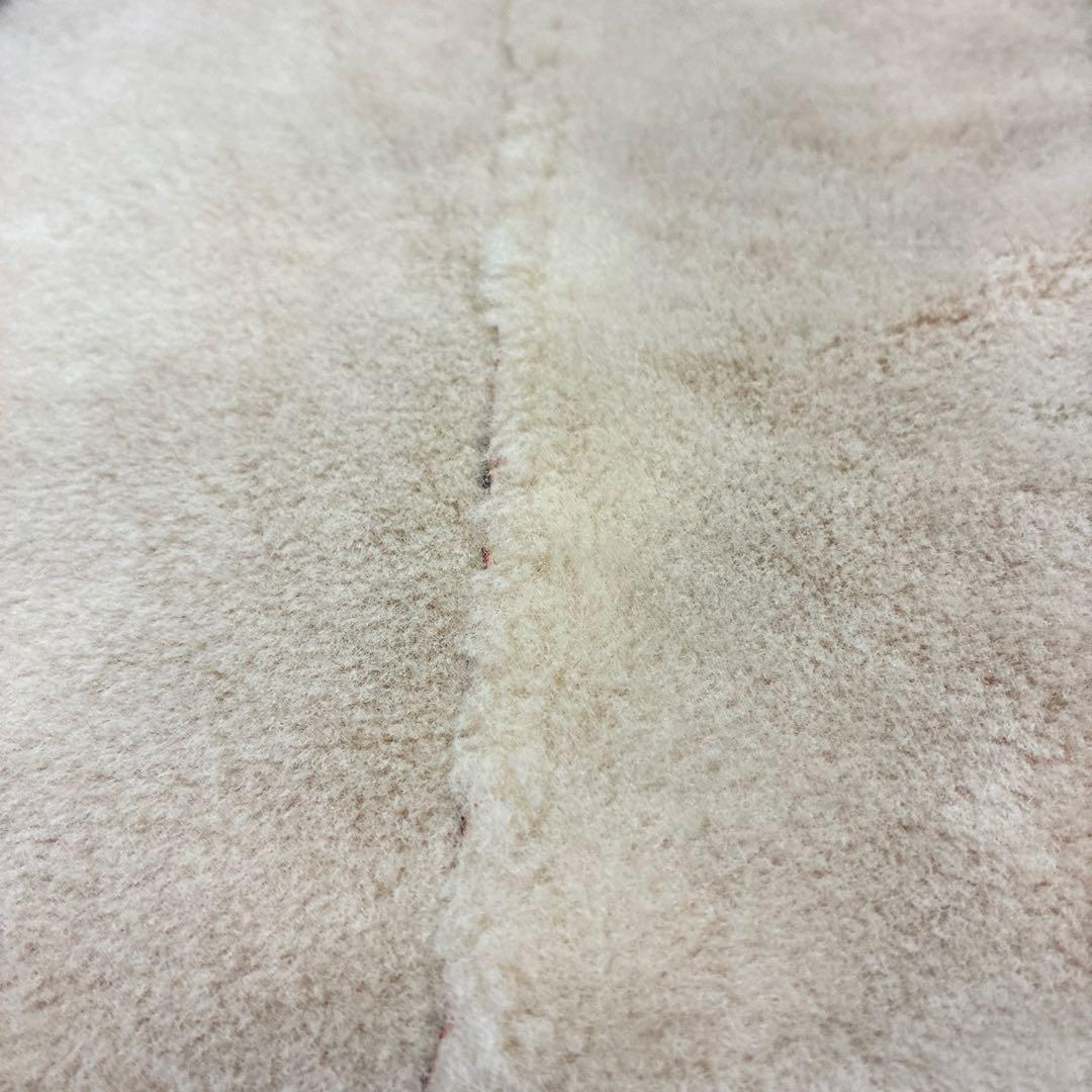 マブラン mabrun ムートンコート ボア メンズ オレンジ M 本革