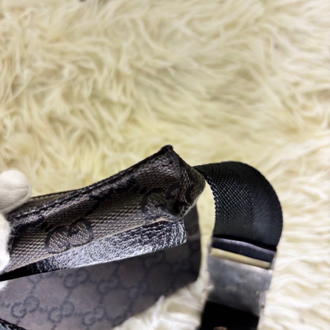 GUCCIグッチ⭐︎ボディバッグ⭐︎GGパターン⭐︎ブラック⭐︎