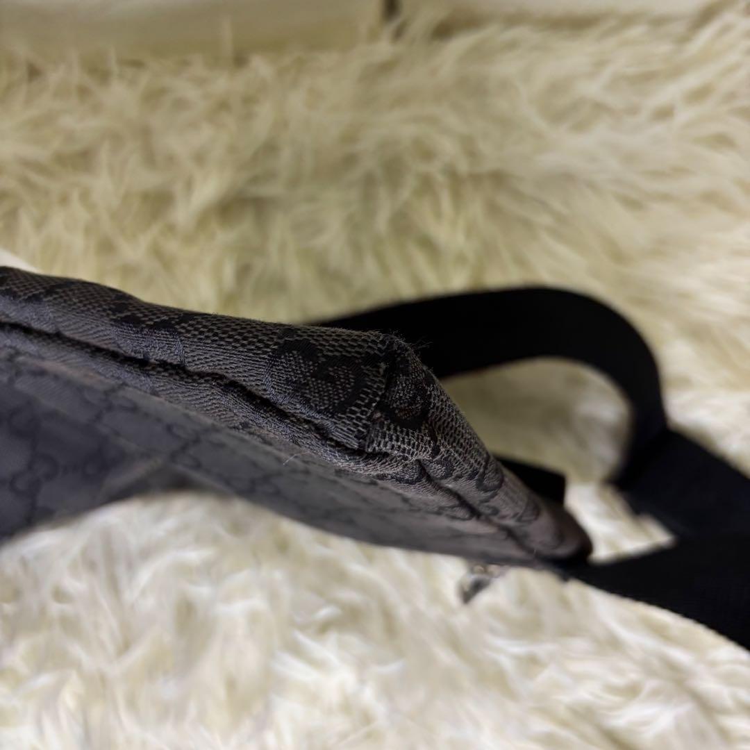 GUCCIグッチ⭐︎ボディバッグ⭐︎GGパターン⭐︎ブラック⭐︎