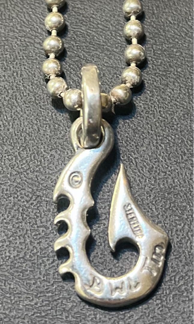 ビルウォールレザー　シルバーアクセ　チェーン　トップ　BWL フィッシュフック