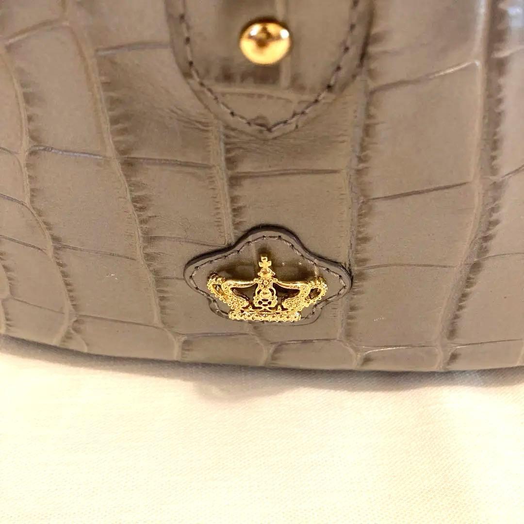 ADMJ　クロコ型押し　ボストンバッグ　28cm