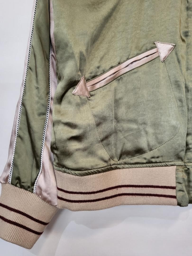 50'sライク刺繍ベロアリバーシブルスカジャン●サイズXXL●（商品番号4964