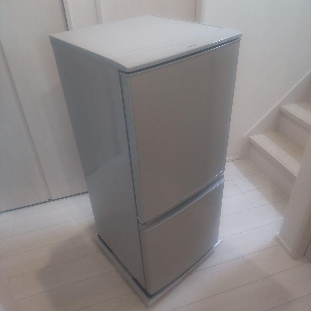 SHARP 格安 美品 2ドア冷蔵庫 SJ-D14C-S 一人暮らし 単身者向け