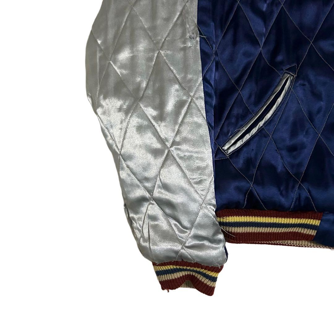 テーラー東洋 ヘラジカ×地図刺繍別珍×サテンキルティングアラスカジャン