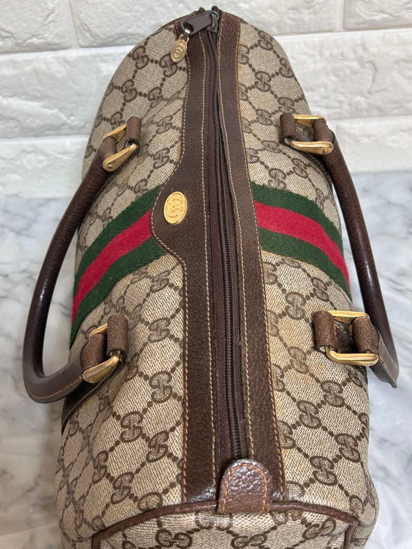 GUCCIオールドグッチ　シェリーライン　ミニボストン　ハンドバッグ
