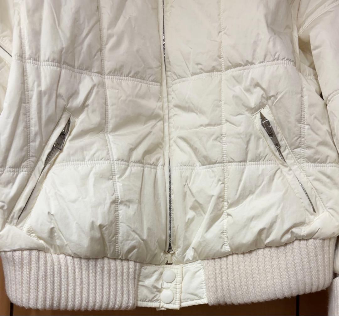 【美品】ANDMARY Mary quilting jacket wh×bg