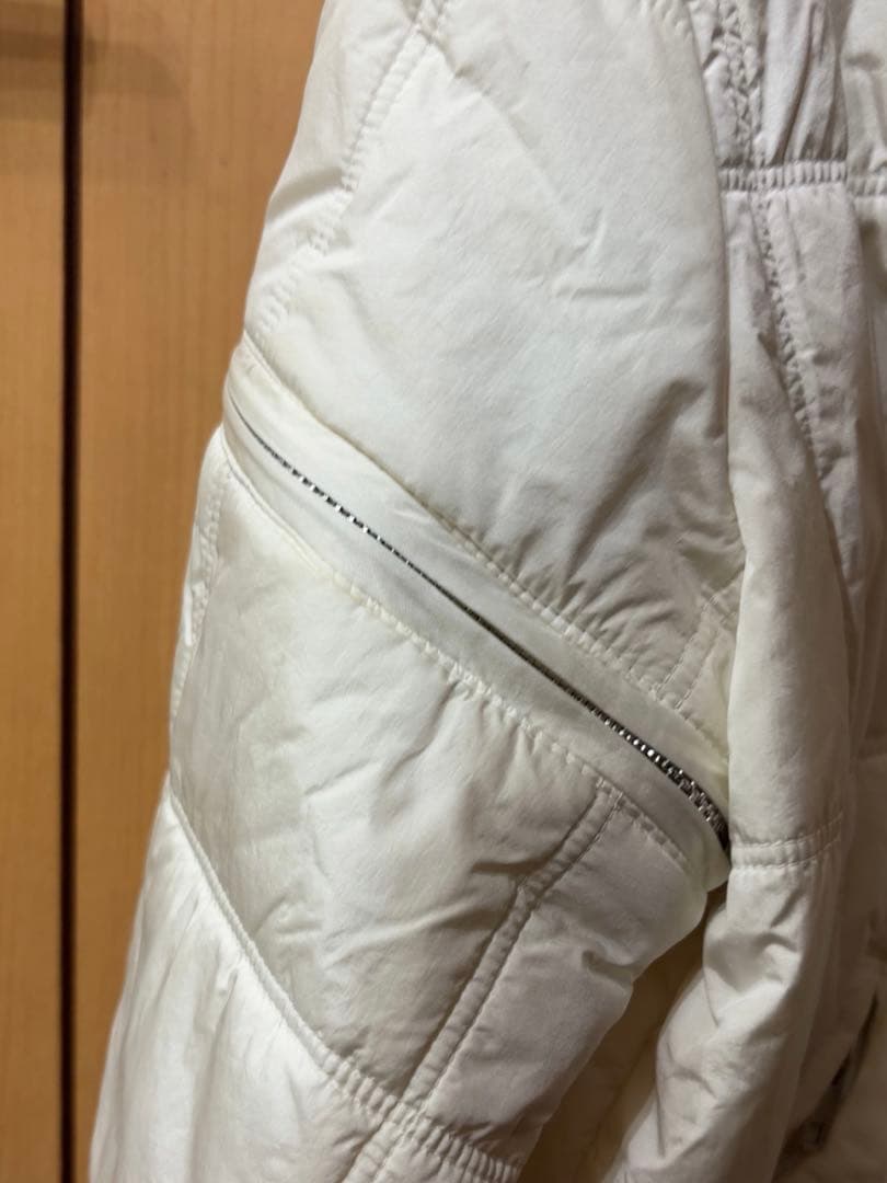 【美品】ANDMARY Mary quilting jacket wh×bg