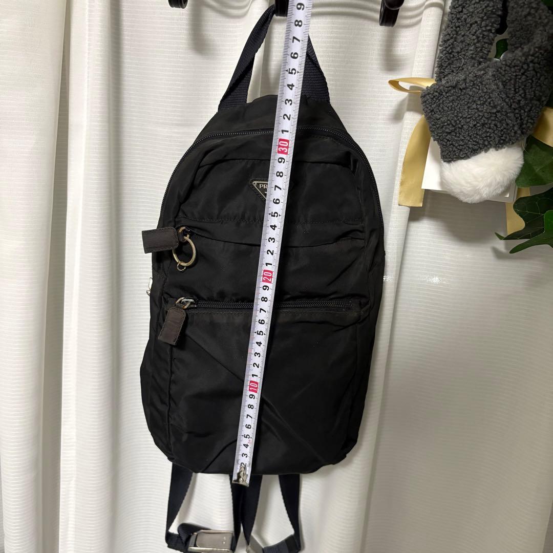 聖*様 PRADA プラダ リュック バックパック ナイロン ブラック