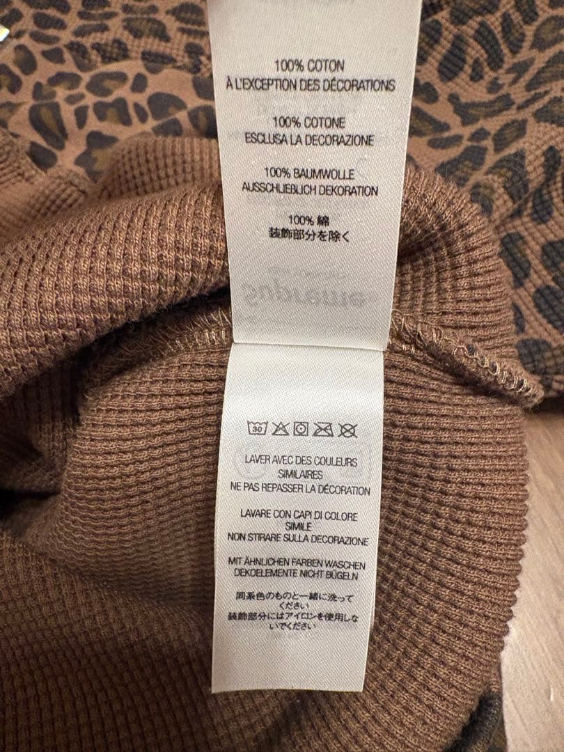 トップス Supreme Hooded Zip Up Thermal leopard