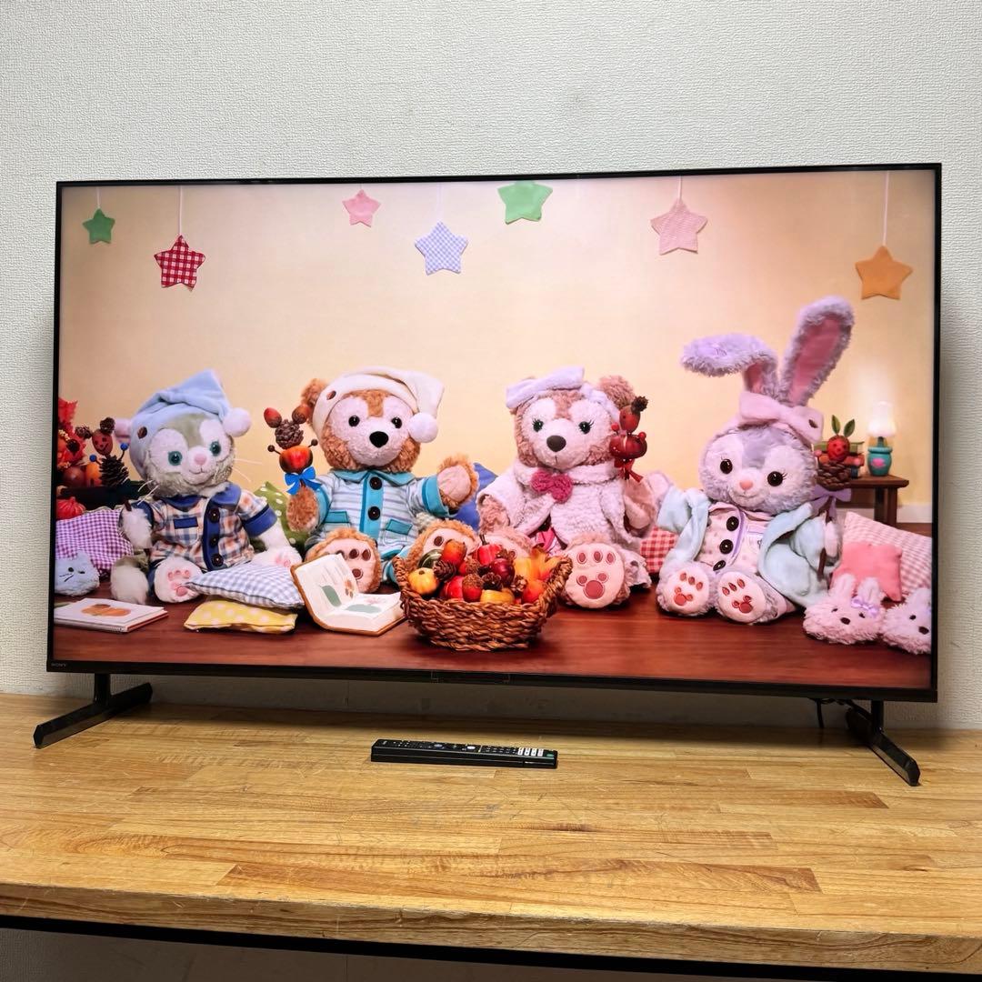 SONY 65V型 4K 液晶テレビ BRAVIA KJ-65X80K アプリ○